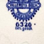 Dezertní talíř, vesnický motiv, zn.Villeroy & Boch Dezertní talíř, vesnický motiv, zn.Villeroy & Boch