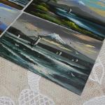 Ručně malované pohlednice - Japonsko Ručně malované pohlednice - Japonsko