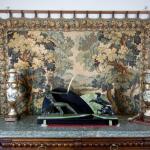 Cassolette vázy. Mramor a zlacený bronz V 62cm Cassolette vázy. Mramor a zlacený bronz V 62cm