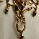 Zlatý náhrdelník - myslivecký motiv Zlatý náhrdelník - myslivecký motiv