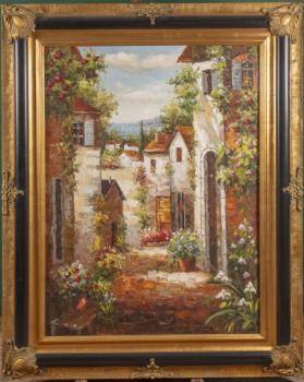 132. Rozkvetlá ulička v přímořském městě 132. Rozkvetlá ulička v přímořském městě