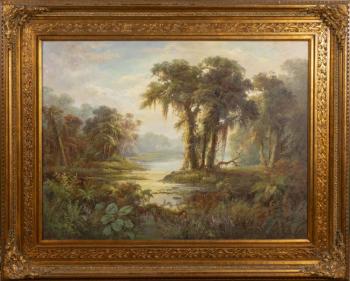 223. Lesní krajina s řekou 223. Lesní krajina s řekou