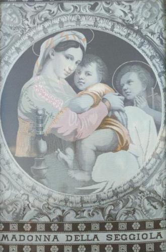 Gobelín - Madona della Seggiola (Francie) Gobelín - Madona della Seggiola (Francie)