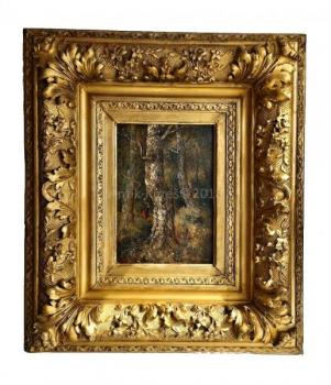 Raphael Gourdon: Žena v lese Raphael Gourdon: Žena v lese