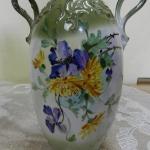 Párové vázy s motivem květin Párové vázy s motivem květin