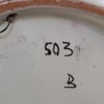 Bizmayer Ignác (1922–2019) - Talíř prolamovaný  Bizmayer Ignác (1922–2019) - Talíř prolamovaný