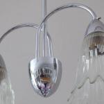 Dvouramenný lustr se stínidly Dvouramenný lustr se stínidly