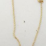 Krátký řetízkový náramek s písmenem R Krátký řetízkový náramek s písmenem R