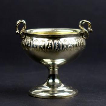 Stříbrná biedermeierová slánka Stříbrná biedermeierová slánka