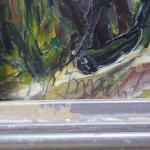 Signatura nečitelná - Krajina s vlčími máky a snop Signatura nečitelná - Krajina s vlčími máky a snop