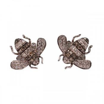 Zlaté náušnice s diamanty Zlaté náušnice s diamanty