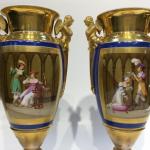 Párové porcelánové vázy Párové porcelánové vázy