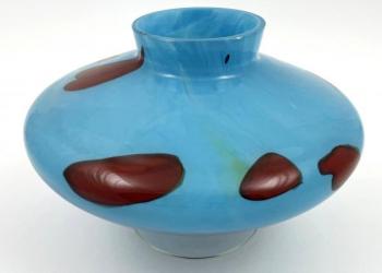 František Koudelka, Chřibská - Váza, tango sklo František Koudelka, Chřibská - Váza, tango sklo