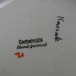 Art deco malovaná mísa, sign. - Ditmar Urbach Art deco malovaná mísa, sign. - Ditmar Urbach