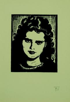 Portrét dámy s náhrdelníkem Portrét dámy s náhrdelníkem