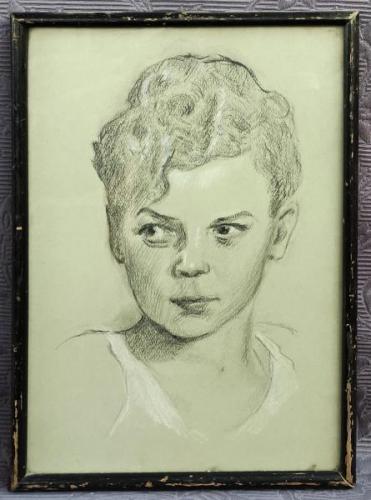 Portrét chlapce v tílku Portrét chlapce v tílku