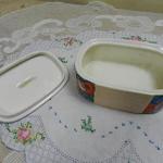 Art deco ručně malovaná dóza - Terra, Teplice Art deco ručně malovaná dóza - Terra, Teplice