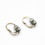 Briliantové secesní náušnice, sněhuláci Briliantové secesní náušnice, sněhuláci