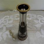 Art deco broušená rubínová karafa Art deco broušená rubínová karafa