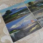 Ručně malované pohlednice - Japonsko Ručně malované pohlednice - Japonsko