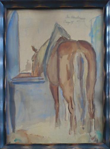 Stanislav Marek Mazurkiewicz - Kůň u žlabu Stanislav Marek Mazurkiewicz - Kůň u žlabu