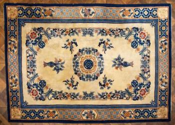 Sběratelský čínský koberec z období Art Deco  Sběratelský čínský koberec z období Art Deco