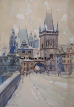 Schmidt Oskar : Praha - Na Karlově mostě Schmidt Oskar : Praha - Na Karlově mostě