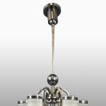 Velký niklový lustr – Bauhaus, 1930 Velký niklový lustr – Bauhaus, 1930