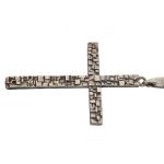 STŘÍBRNÝ PŘÍVĚSEK PLASTICKÝ KŘÍŽ  STŘÍBRNÝ PŘÍVĚSEK PLASTICKÝ KŘÍŽ