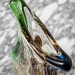 Hutní váza rytá František Zemek výška 30 cm Hutní váza rytá František Zemek výška 30 cm