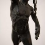 Bronzová socha Merkura na mramorovém podstavci Bronzová socha Merkura na mramorovém podstavci