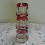 Autorská fialová broušená váza Autorská fialová broušená váza