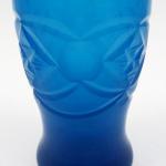 Biedermeirová číše z modrého opálového skla Biedermeirová číše z modrého opálového skla