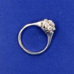 Au 750/1000/ 2,65 g, brilliant cut diamonds 0,20 ct Au 750/1000/ 2,65 g, brilliant cut diamonds 0,20 ct