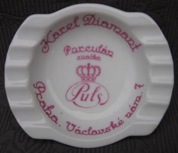 Reklamní popelník, zn. Puls Reklamní popelník, zn. Puls