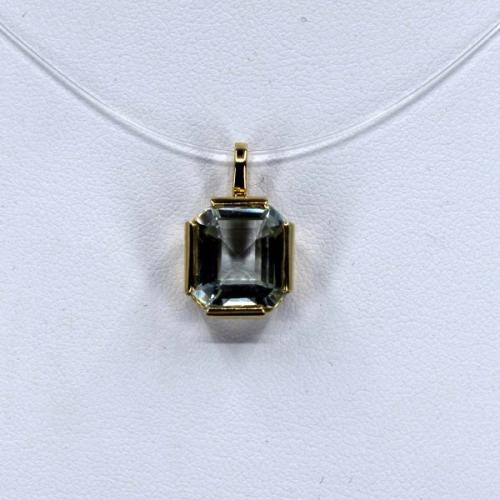 Au 585/1000/ 2,05 g, aquamarine cca 3,0 ct Au 585/1000/ 2,05 g, aquamarine cca 3,0 ct