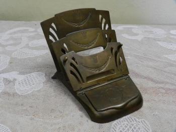 Secesní stojánek na dopisy - DRGM, Austria Secesní stojánek na dopisy - DRGM, Austria