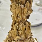 Luxusní mosazné svícny v rokokovém stylu. 79 cm Luxusní mosazné svícny v rokokovém stylu. 79 cm