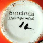 Šálek s podšálkem, ruční malba Šálek s podšálkem, ruční malba