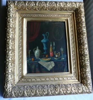 Obraz olej Zátiši M.Mansfeld Obraz olej Zátiši M.Mansfeld