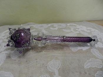 Autorský skleněný objekt, tvarované sklo - Čechy Autorský skleněný objekt, tvarované sklo - Čechy