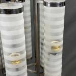 Velký niklový lustr – Bauhaus, 1930 Velký niklový lustr – Bauhaus, 1930