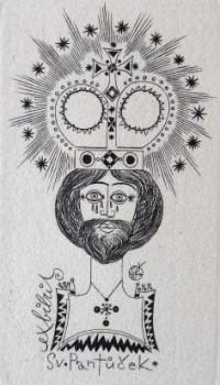 Jiří Antonín Švengsbír - Ex libris Sv. Pantůcek Jiří Antonín Švengsbír - Ex libris Sv. Pantůcek