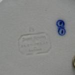 Dekorační modrý talíř  - A. Nowotny, Altrohlau  Dekorační modrý talíř  - A. Nowotny, Altrohlau