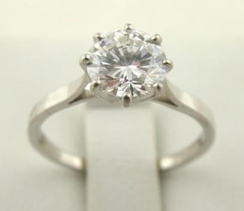 Zlatý prsten s velkým přírodním diamantem- 1,23 ct Zlatý prsten s velkým přírodním diamantem- 1,23 ct