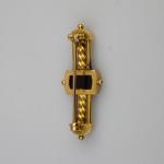 Zlatá brož s kamejí Zlatá brož s kamejí