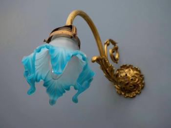 Nástěnná lampa / aplika zlacený bronz Nástěnná lampa / aplika zlacený bronz