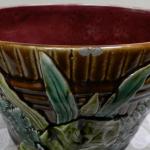 Secesní květináč / květník, majolika Secesní květináč / květník, majolika