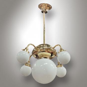 Mosazný lustr T 4367 Mosazný lustr T 4367