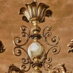 Stylový lustr s onyxem Stylový lustr s onyxem